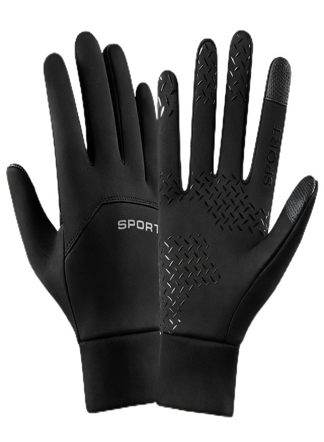 Leuceiy Winter Gloves for Men Women Anti Slip and Warm Touch Screen,Sports Driving Daily Work for Cold Weather Mens Winter Gloves - Image 1